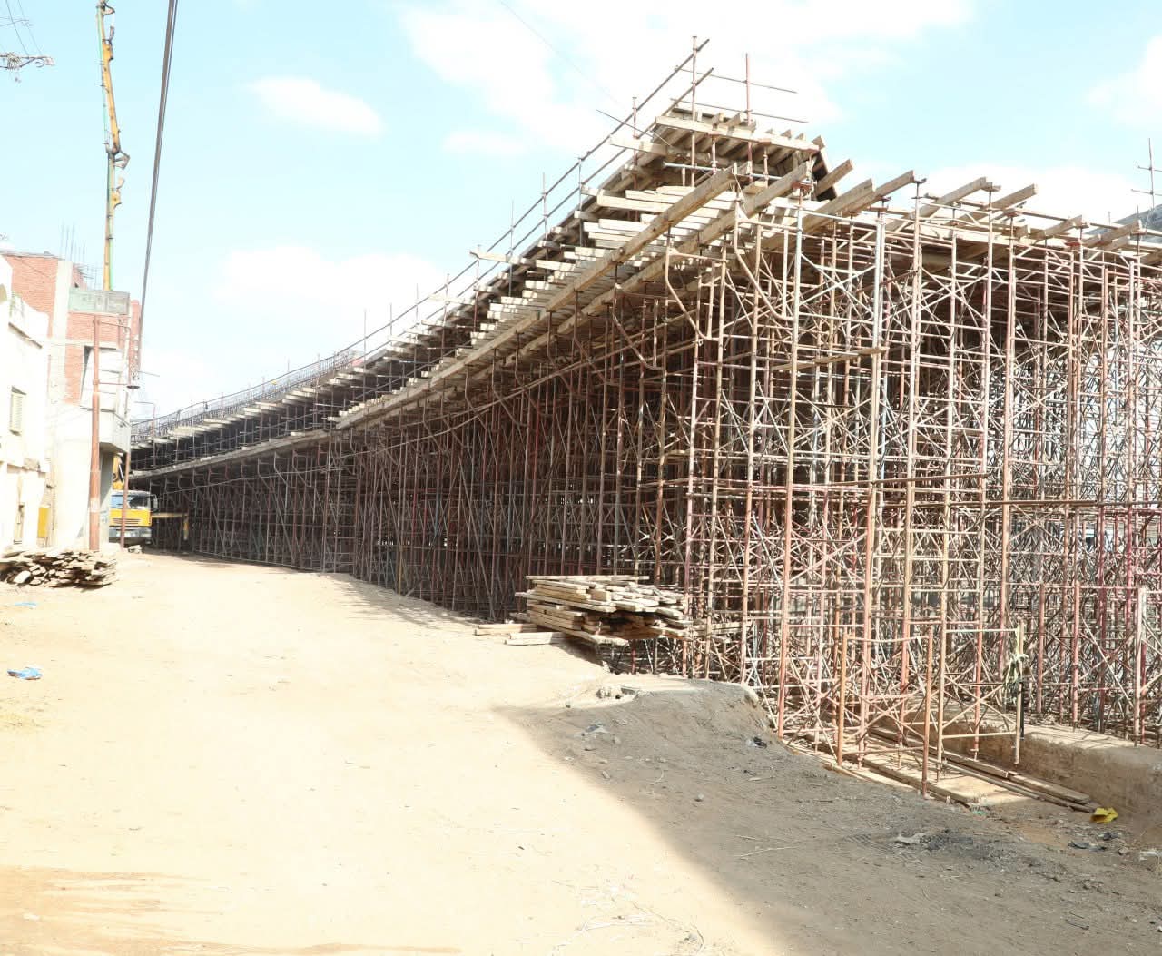 مشروع  كوبري الشبابات بمركز الزقازيق