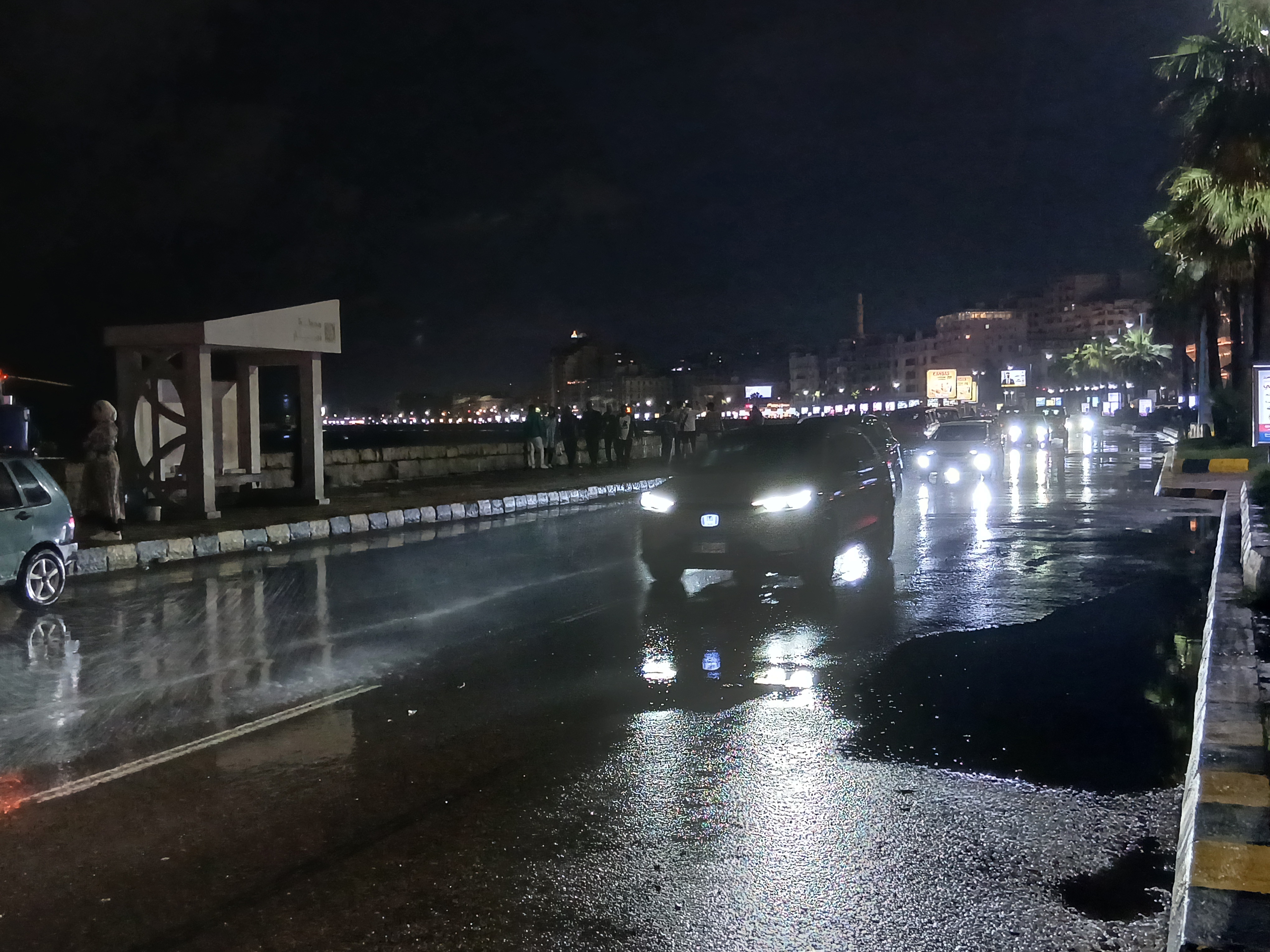 امطار غزيرة الإسكندرية اليوم