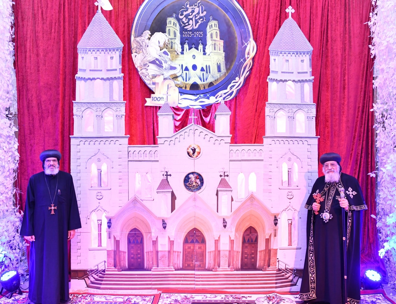 البابا تواضروس والأنبا أنجيلوس 