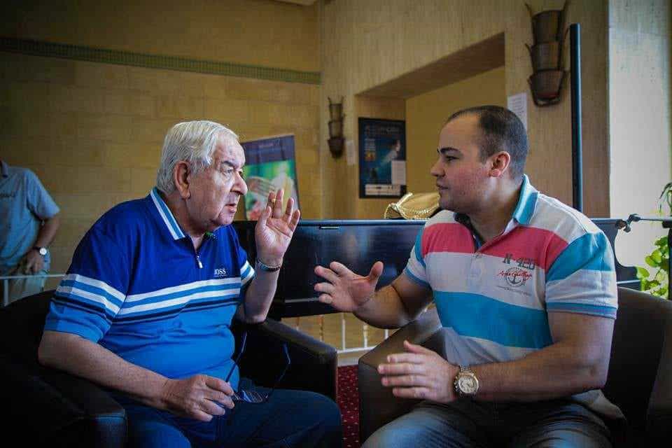 الكاتب الصحفى عمرو صحصاح فى حوار سابق مع المخرج الكبير محمد عبد العزيز