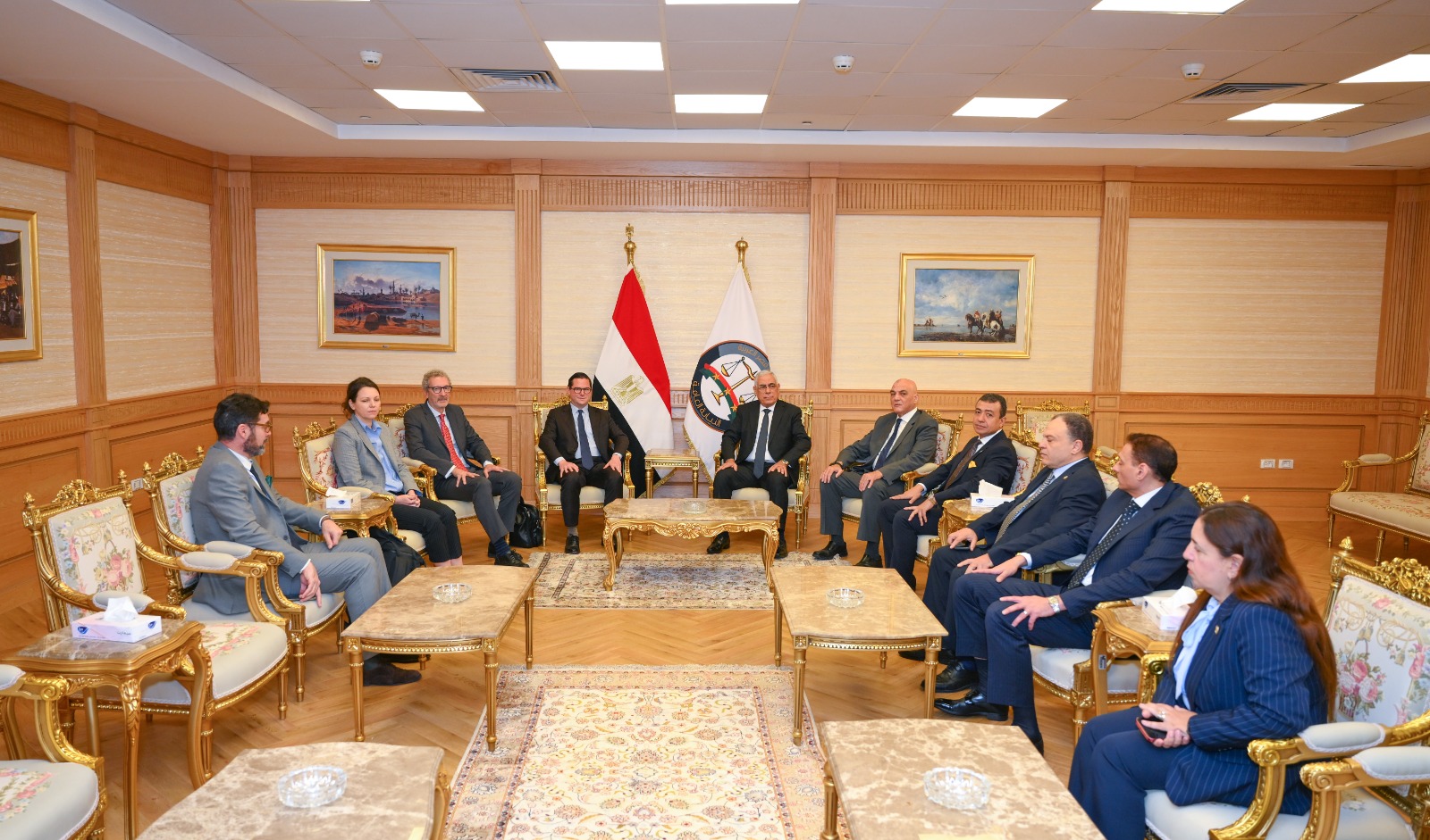 النائب العام يستقبل رئيس وكالة «اليوروجست» (8)