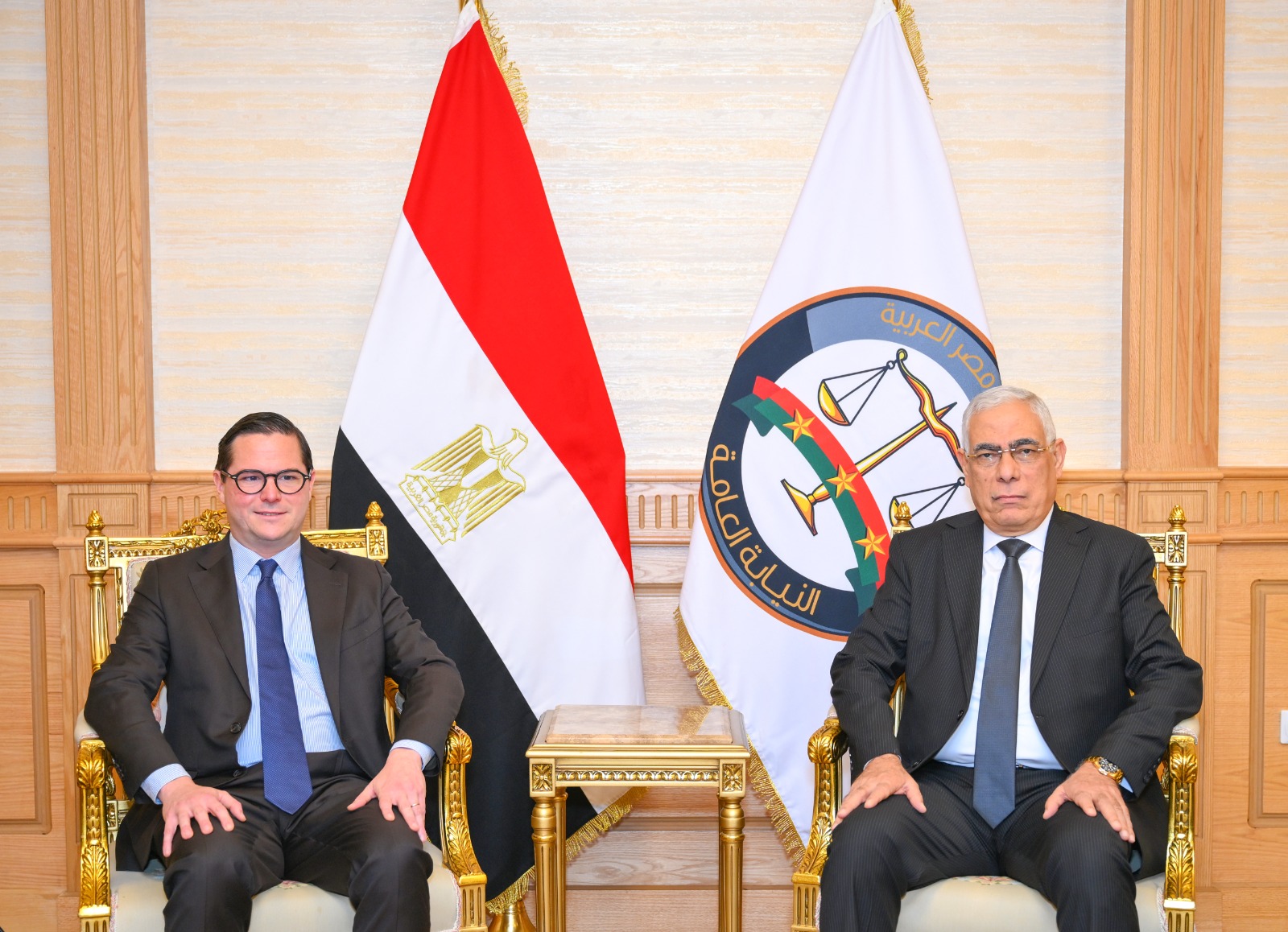 النائب العام يستقبل رئيس وكالة «اليوروجست» (4)