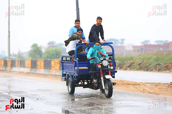 أجواء شتوية خالصة في جنوب الجيزة