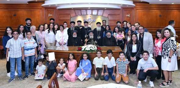 جانب من لقاء قداسة البابا