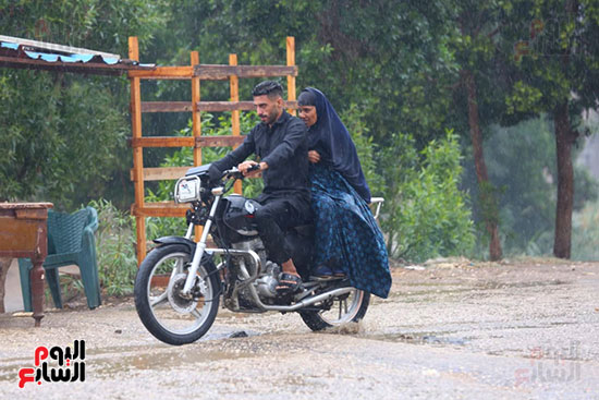 أجواء ممطرة وشديدة البرودة في شمال الصعيد