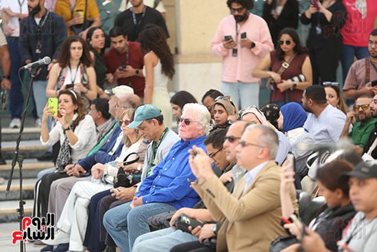 حسين فهمي في ندوة مهرجان القاهرة