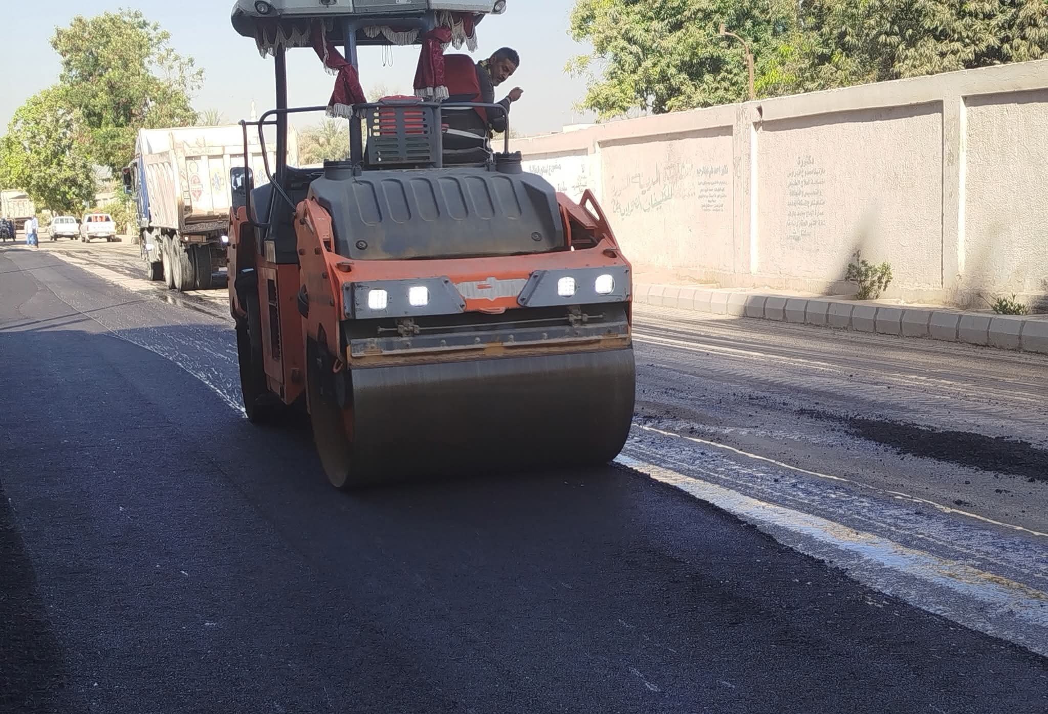 رصف طرق بدشنا رصف طرق بدشنا