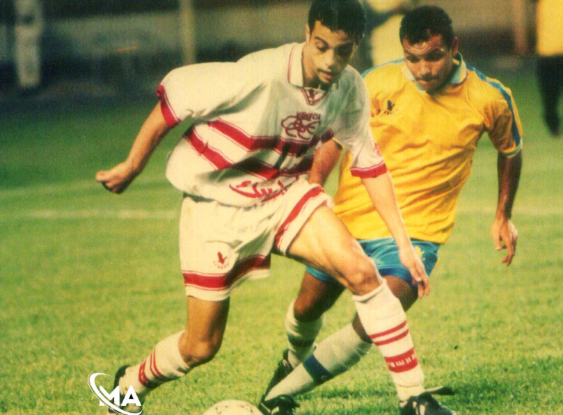 محمد صبري خلال أحد مباريات الزمالك