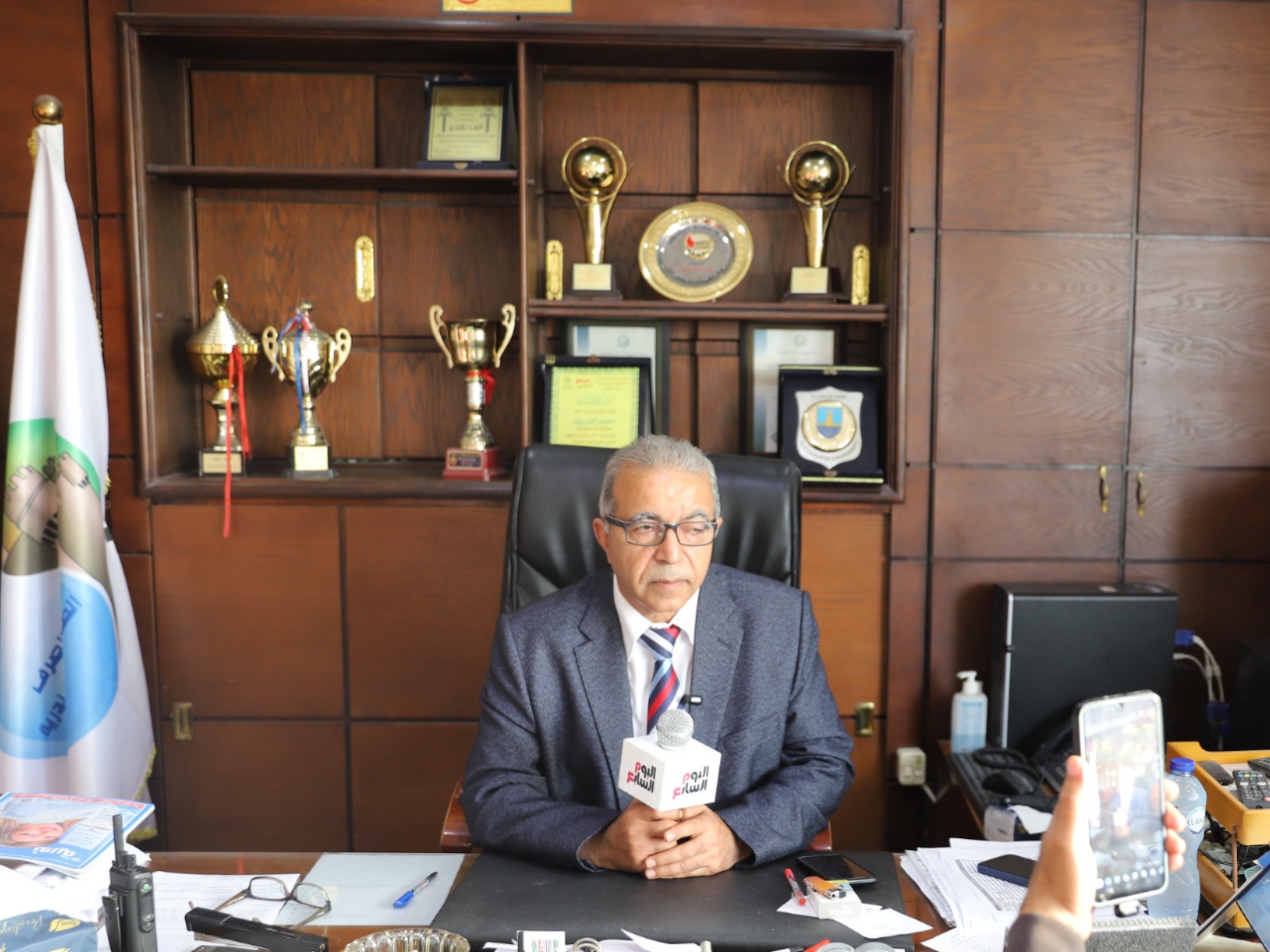 اللواء سامي قنديل رئيس شركة الصرف الصحي