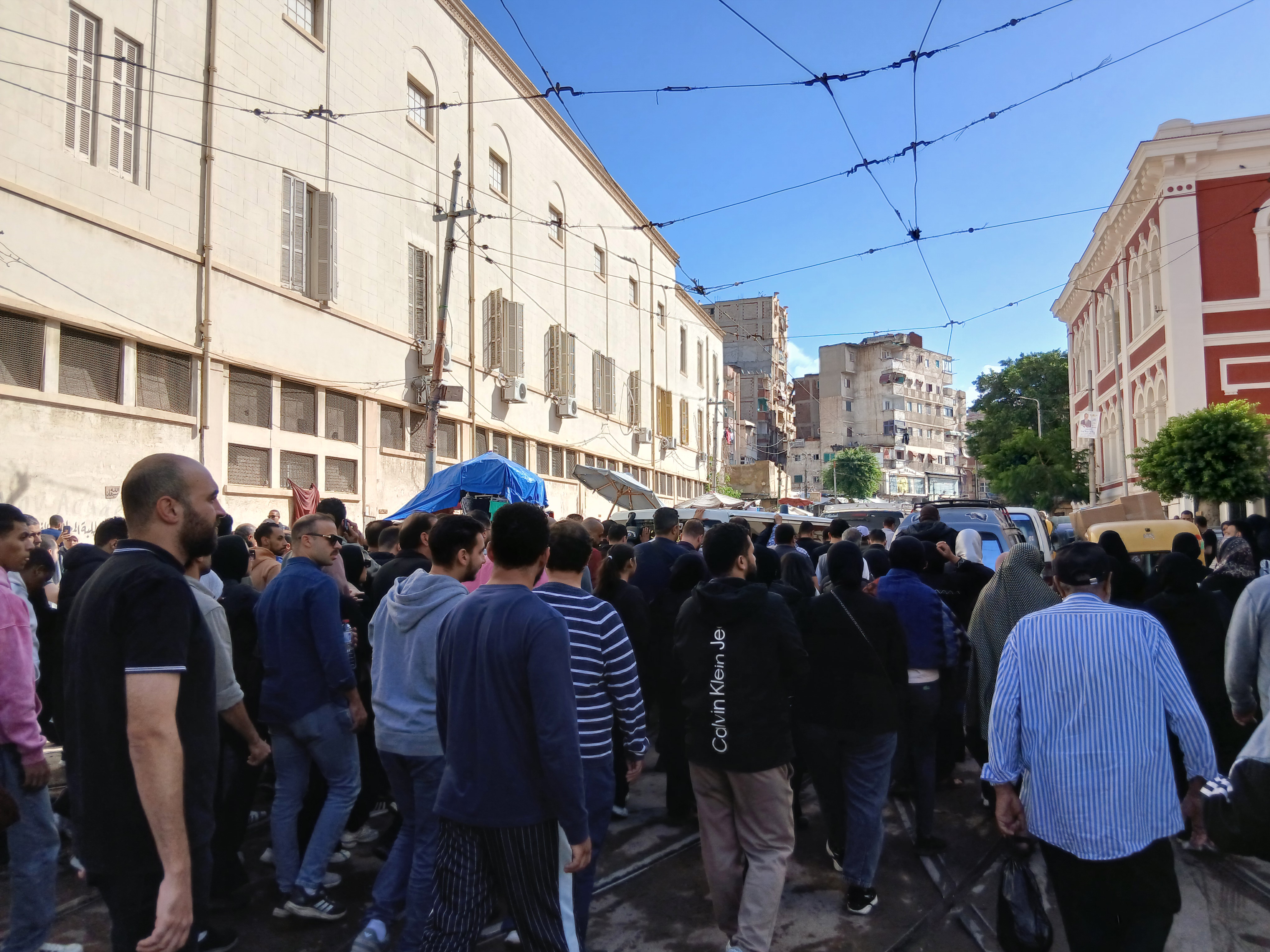 تشيع جثمان المهندس المقتول  في الإسكندرية