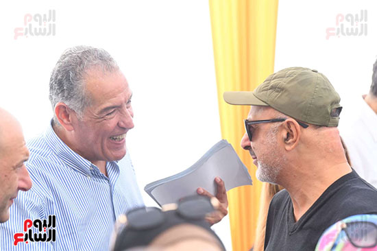 محمد المنشاوي يستقبل أعضاء هليوبوليس