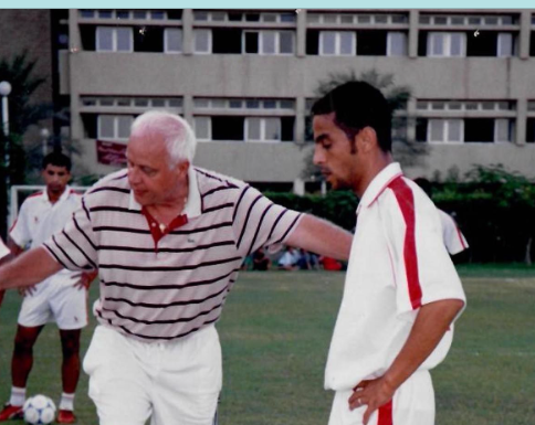محمد صبري مع أتوفيستر مدرب الزمالك السابق