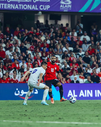 جانب من المباراة محمد صلاح