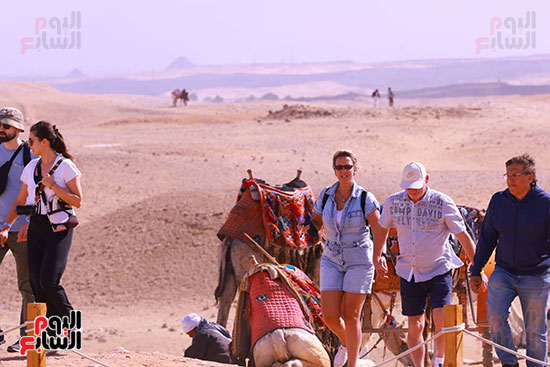 أهرامات الجيزة ترحب بالسائحين (7)