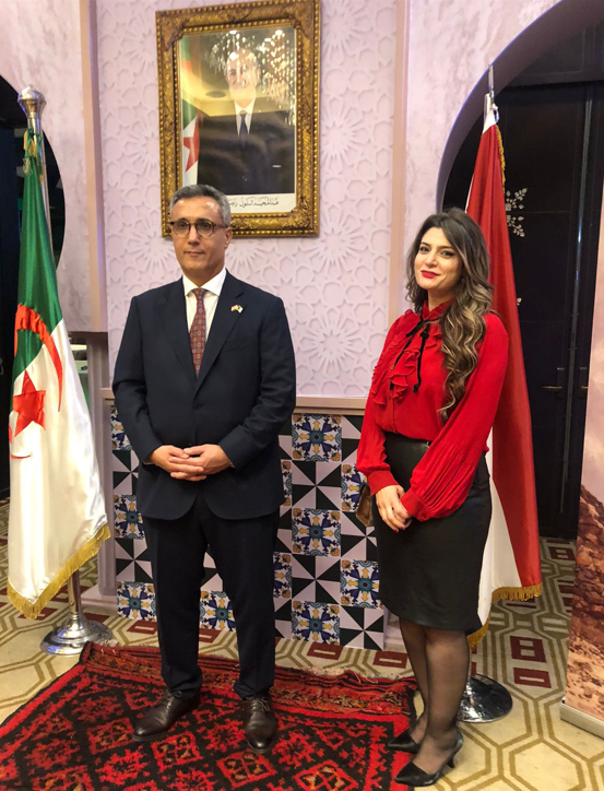 جانب من لقاء سفير الجزائر مع اليوم السابع