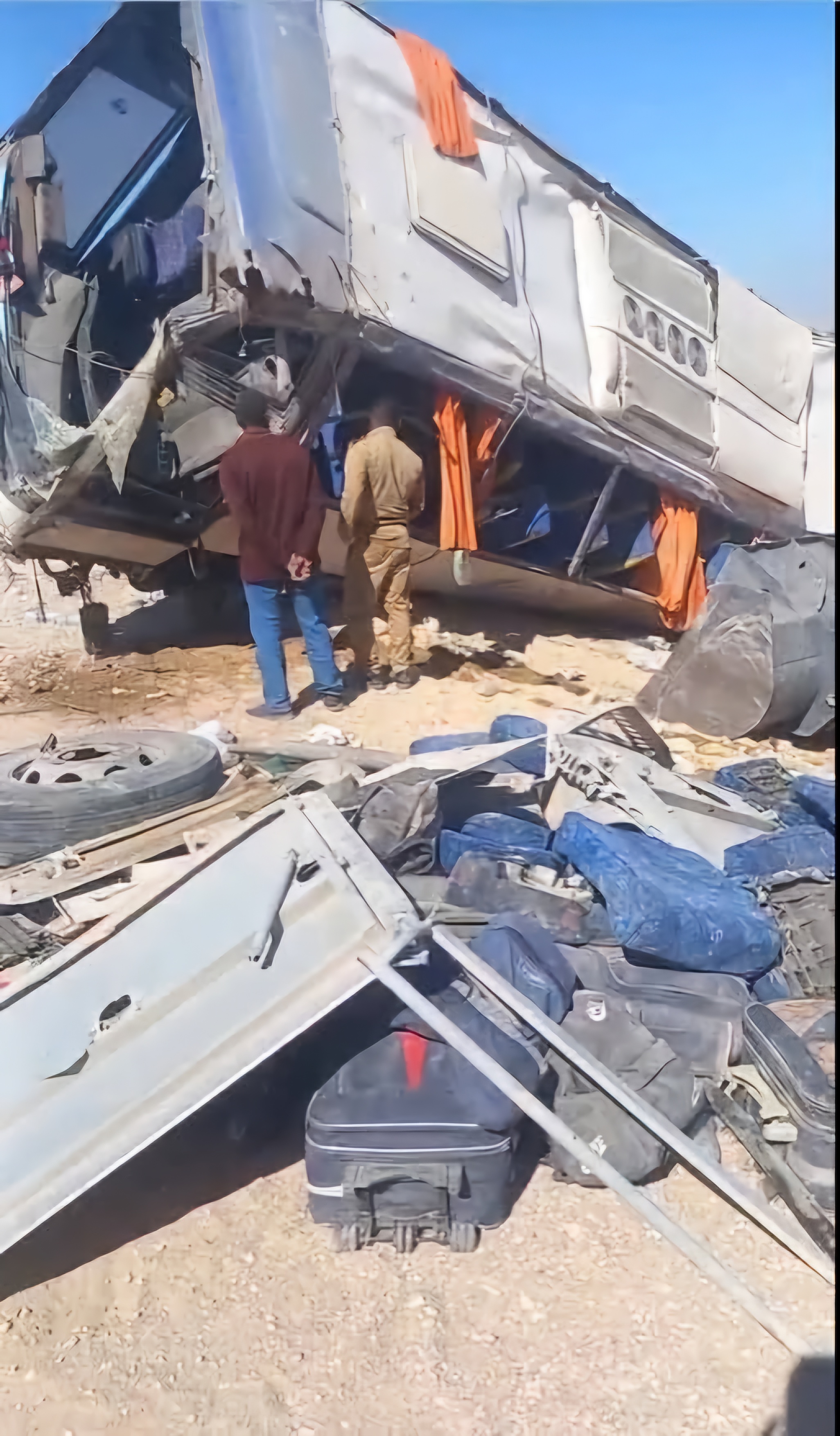 آثار الحادث 