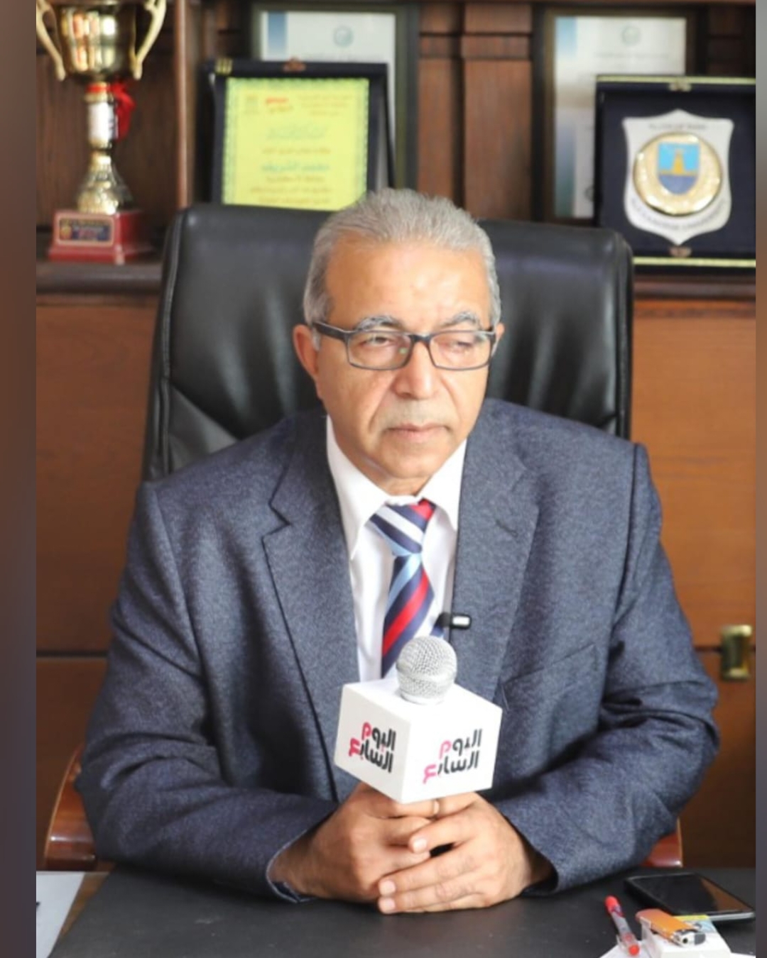 اللواء سامي قنديل رئيس شركة الصرف الصحي بالاسكندرية