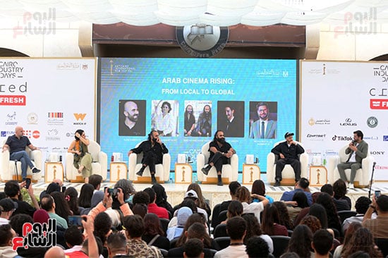 السينما العربية الصاعدة من المحلية للعالمية بحضور أحمد مالك، والمخرجان عرب وطرزان ناصر، وسارة مانسانيت رويو، وعلاء كركوتي img