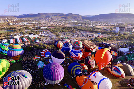مهرجان المنطاد الساخن فى المكسيك مهرجان المنطاد الساخن فى المكسيك