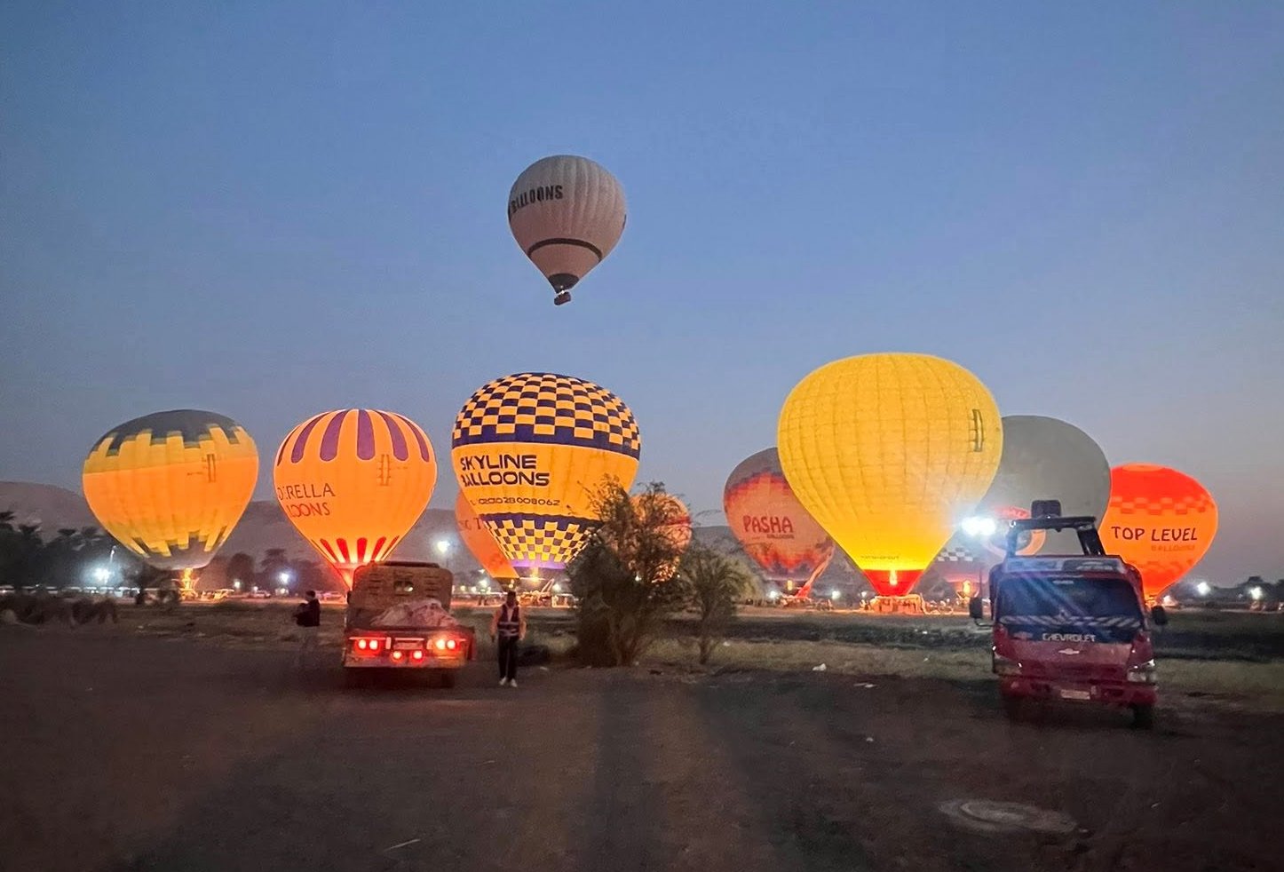 عودة تحليق البالون الطائر للتحليق بخروج 65 رحلة على متنها 1800 سائح