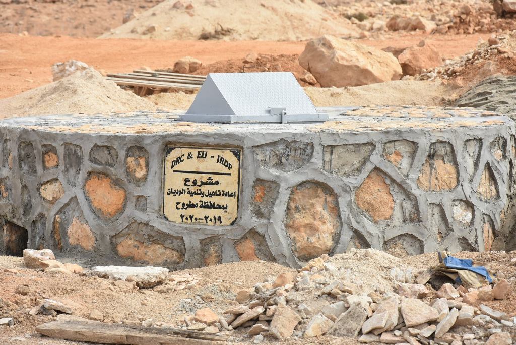 حصاد الأمطار بمطروح من خلال بناء وحفر الآبار