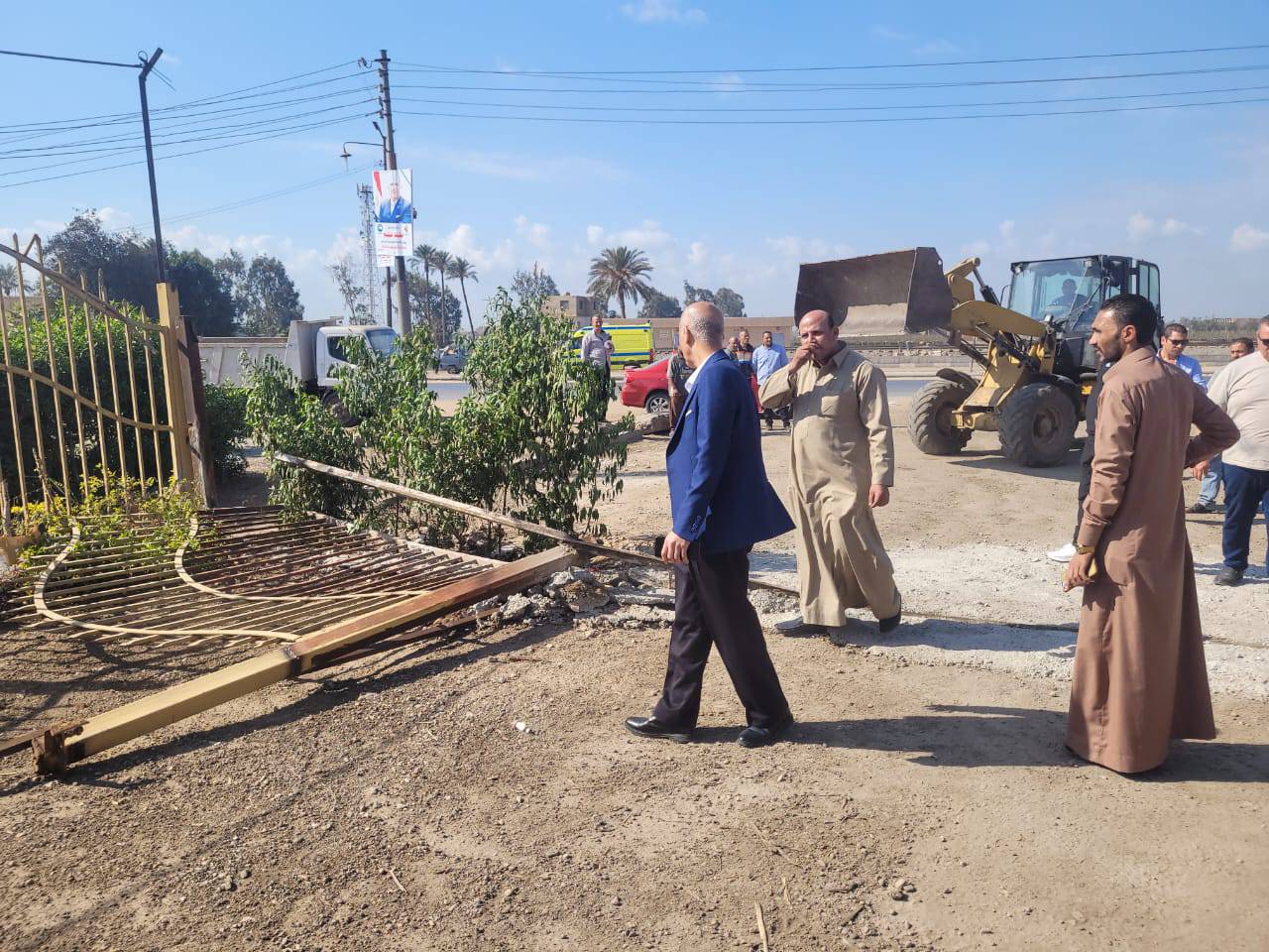 خلال تنفيذ الإزالات خلال تنفيذ الإزالات