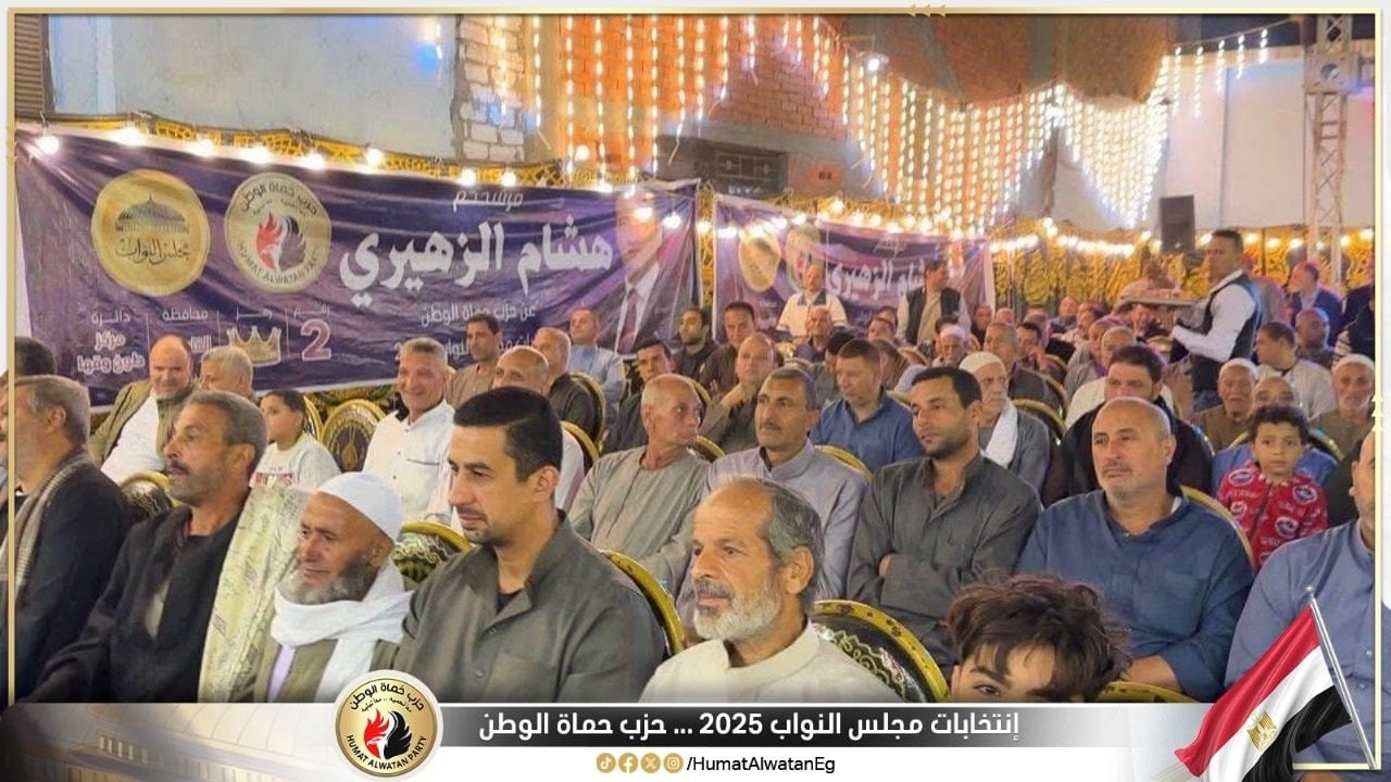 مؤتمر جماهيري حاشد لدعم هشام الزهيري مرشح حماة الوطن في دائرة طوخ (1)