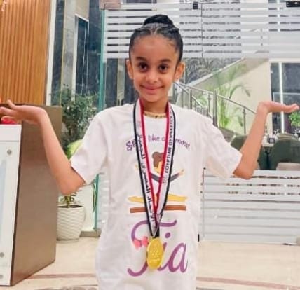 بطلة من الأقصر فى كاس مصر للجمباز