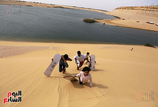 التزحلق على الرمال