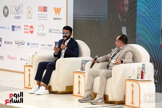 خالد النبوي في ندوة تكريمه