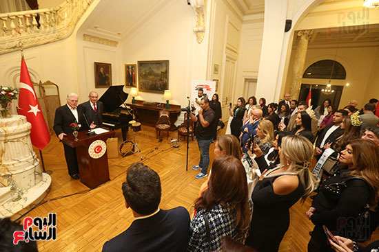 حسين فهمي فى كلمة خلال الاحتفالية