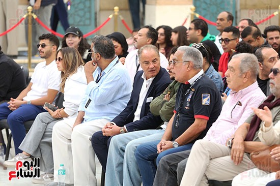 الحضور في ندوة تكريم خالد النبوي