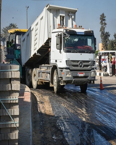 رصف شارع سعد زغلول