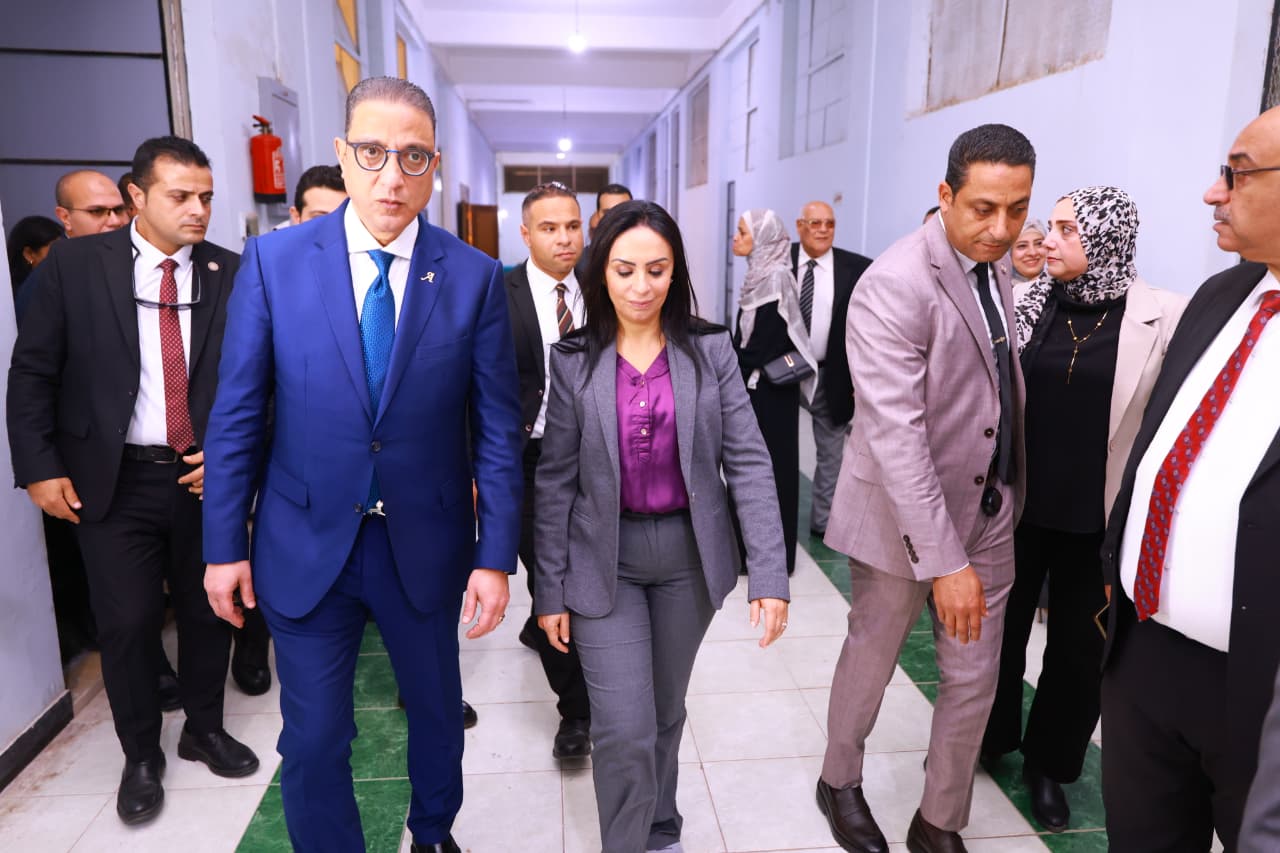 وزيرة التضامن خلال جولتها بمحافظة الفيوم 
