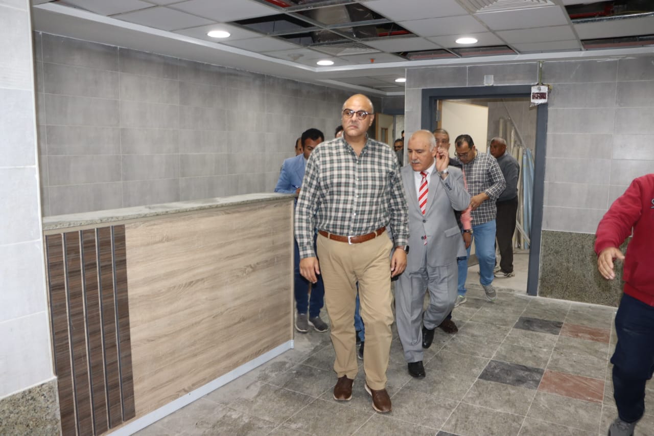 خلال الجولة بالمستشفى