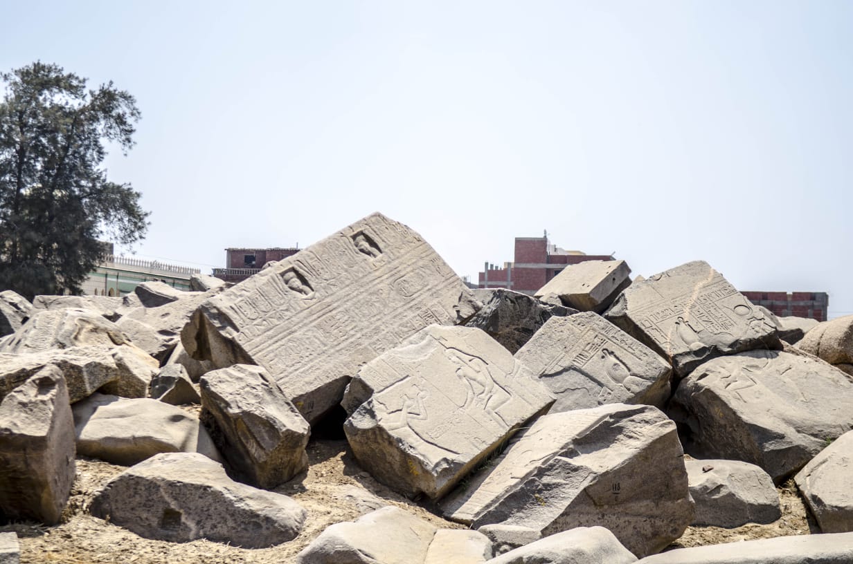 معبد سمنود وماتبقى منه معبد سمنود وماتبقى منه