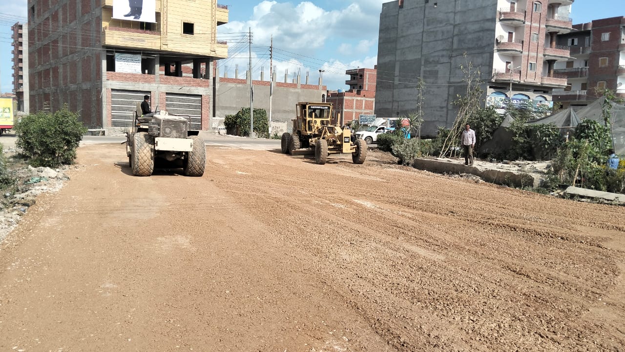 رفع كفاءة المدخل الشرقي لمدينة سيدي سالم رفع كفاءة المدخل الشرقي لمدينة سيدي سالم