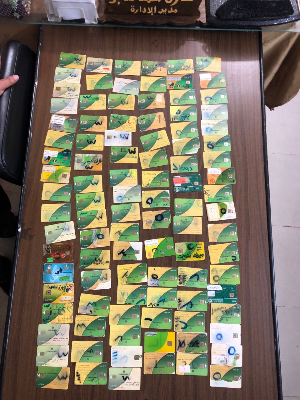 جانب من مضبوطات مديرية تموين الفيوم (1)