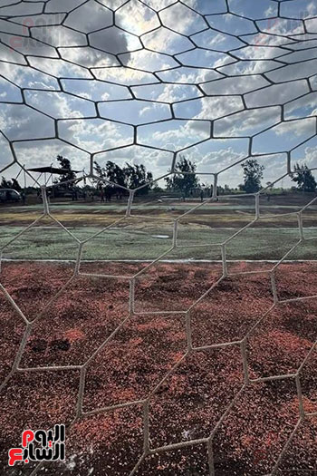 صورة الملعب عقب تخطيطه 1