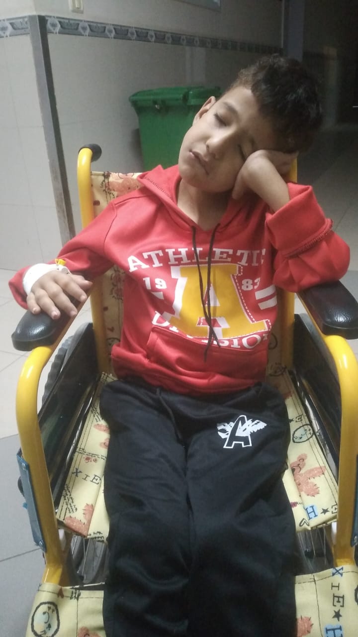 يامن أبو هلال بعد الإصابة