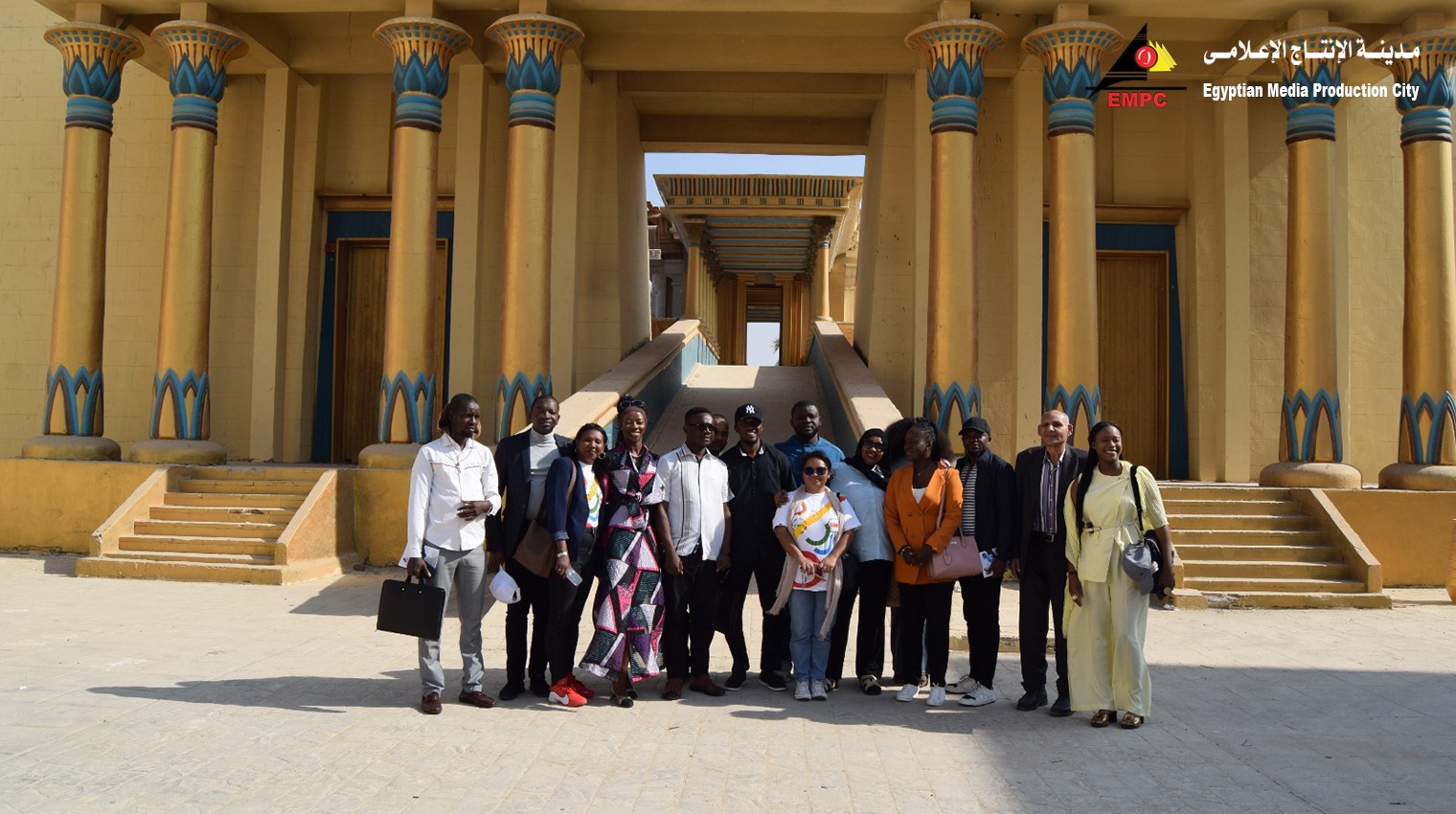 وفد الإذاعيين الإفريقيين الناطقين بالفرنسية يزور مدينة الإنتاج (5)