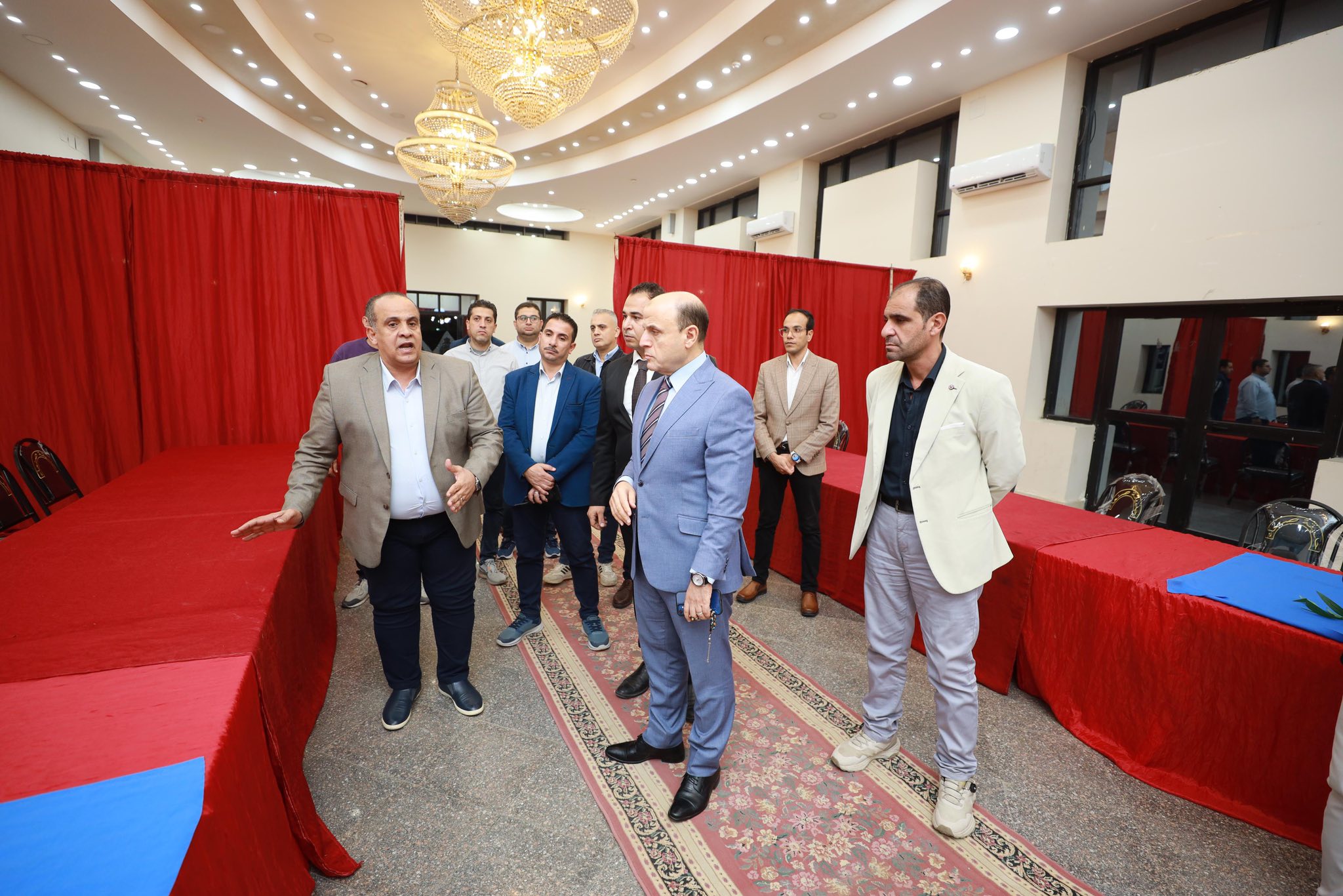 جانب من تفقد لجان الإنتخابات بكفر الشيخ