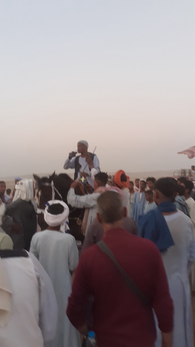 فارس يرتوي عقب نهو السباق