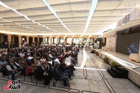 جمهور ندوة تأبين سامح عبد العزيز