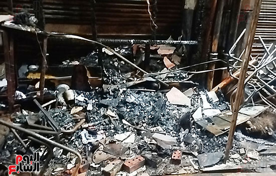 خسائر-حريق-المنشية-في-الإسكندرية