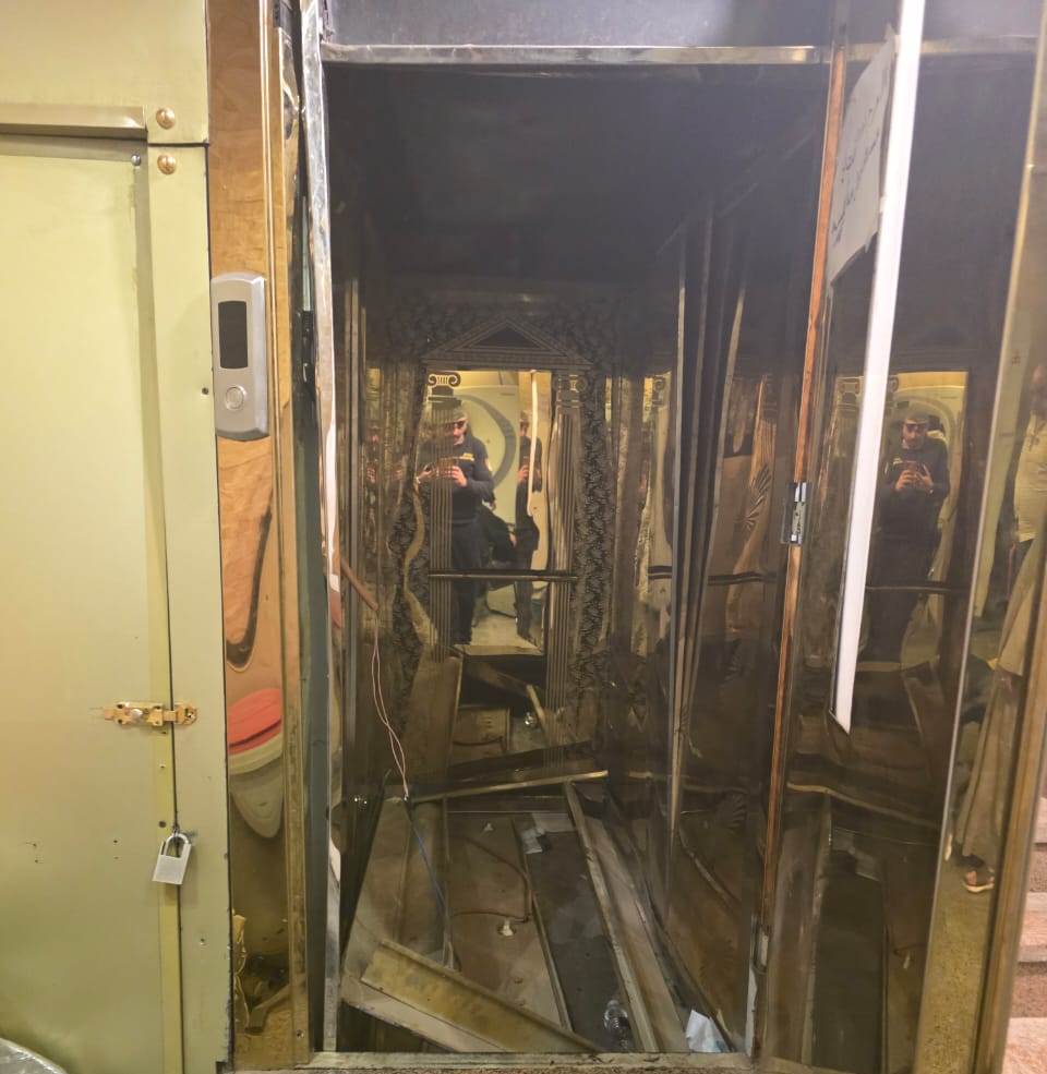 الأسانسير بعد الواقعة