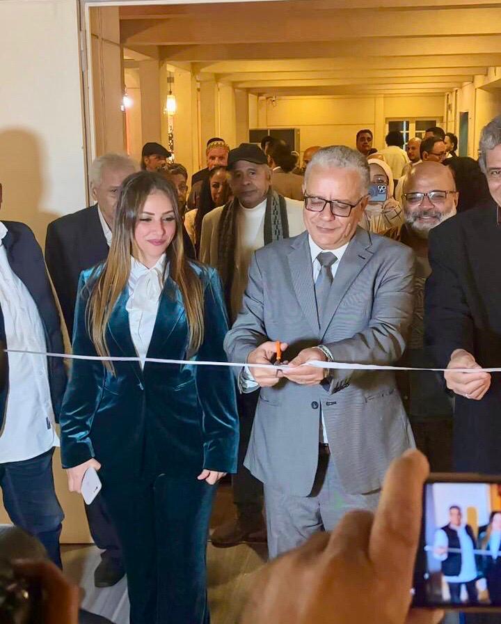 جانب من افتتاح المعرض