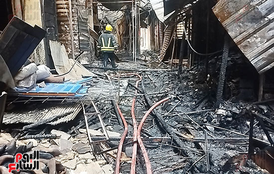 حريق-في-المنشية---بالإسكندرية