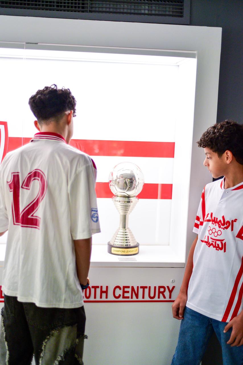 اسر ومحمد صبري فى نادى الزمالك والمتحف