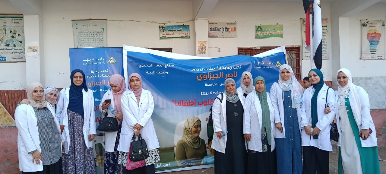 الفريق الطبي المشارك بالمبادرة